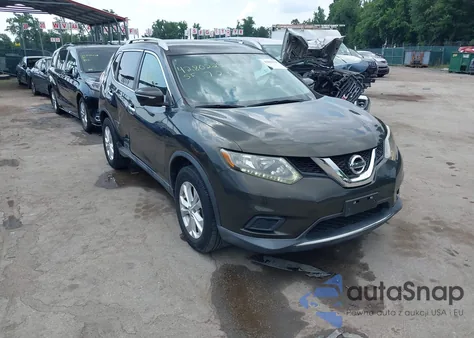 2015 Nissan Rogue Sv z USA, uszkodzony, nr VIN 5N1AT2MV2FC880554